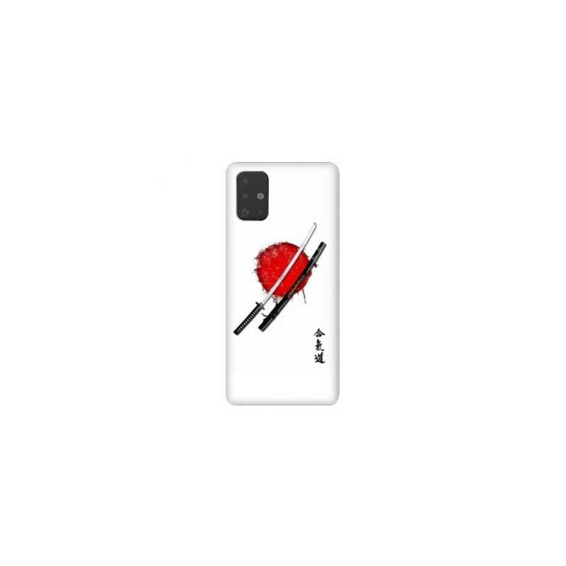 Coque pour Samsung Galaxy A51 Japon épée