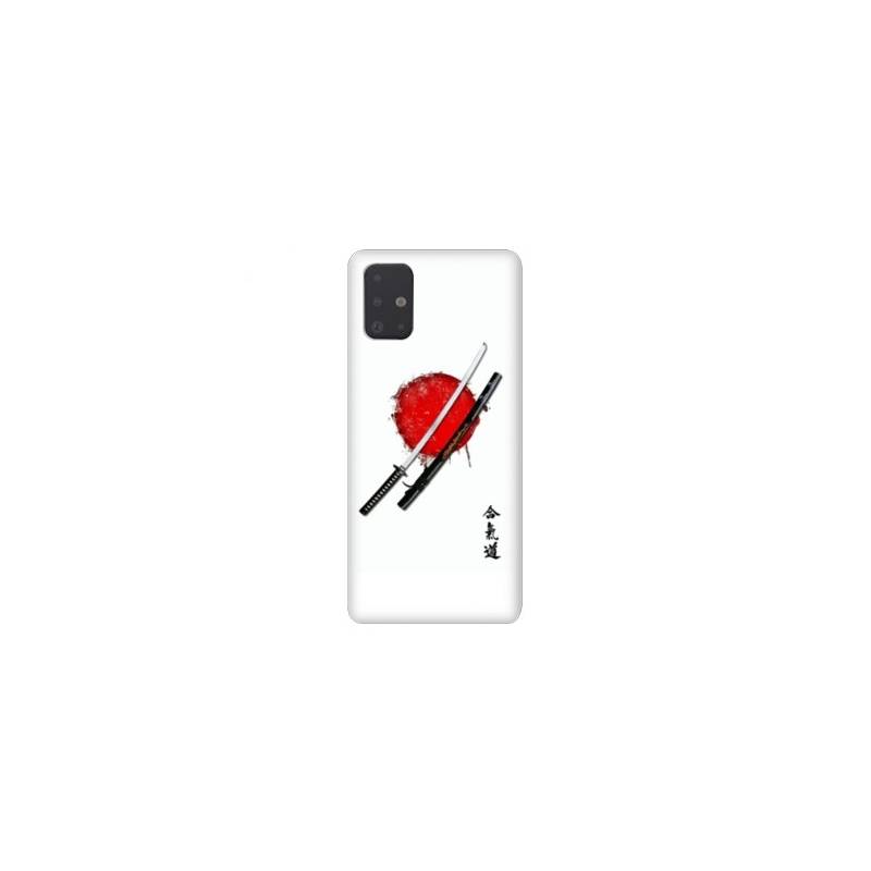 Coque pour Samsung Galaxy A51 Japon épée