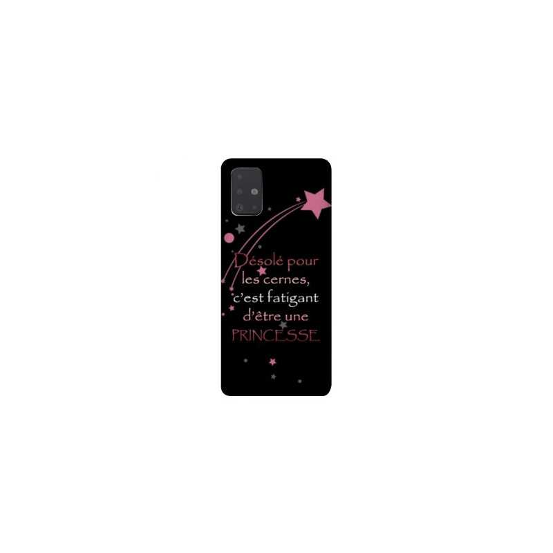 Coque pour Samsung Galaxy A51 Humour princesse