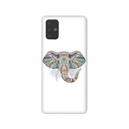 Coque pour Samsung Galaxy A51 Ethniques Elephant Color B