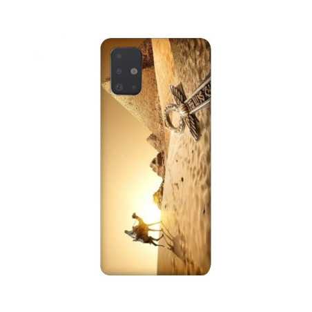 Coque pour Samsung Galaxy A51 Egypte Chameau