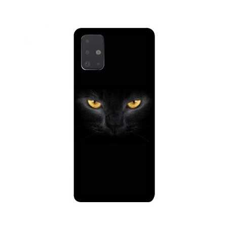 Coque pour Samsung Galaxy A51 Chat Noir