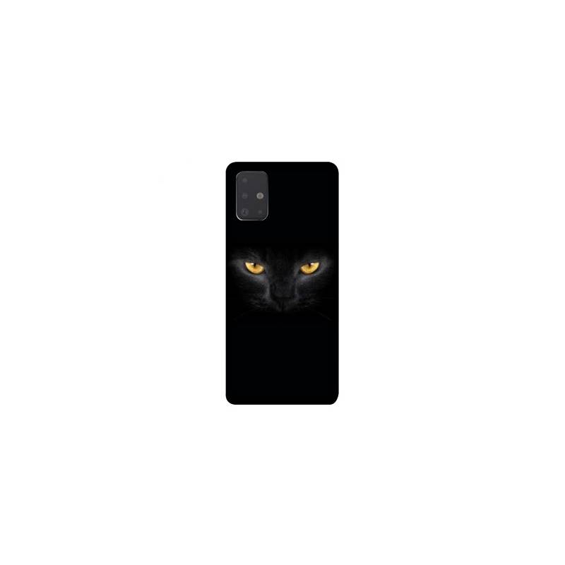 Coque pour Samsung Galaxy A51 Chat Noir