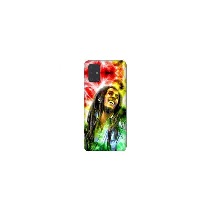 Coque pour Samsung Galaxy A51 Bob Marley Color