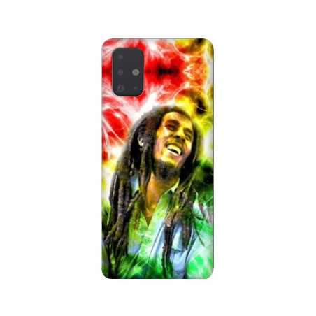 Coque pour Samsung Galaxy A51 Bob Marley Color