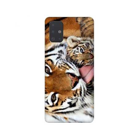 Coque pour Samsung Galaxy A51 bebe tigre