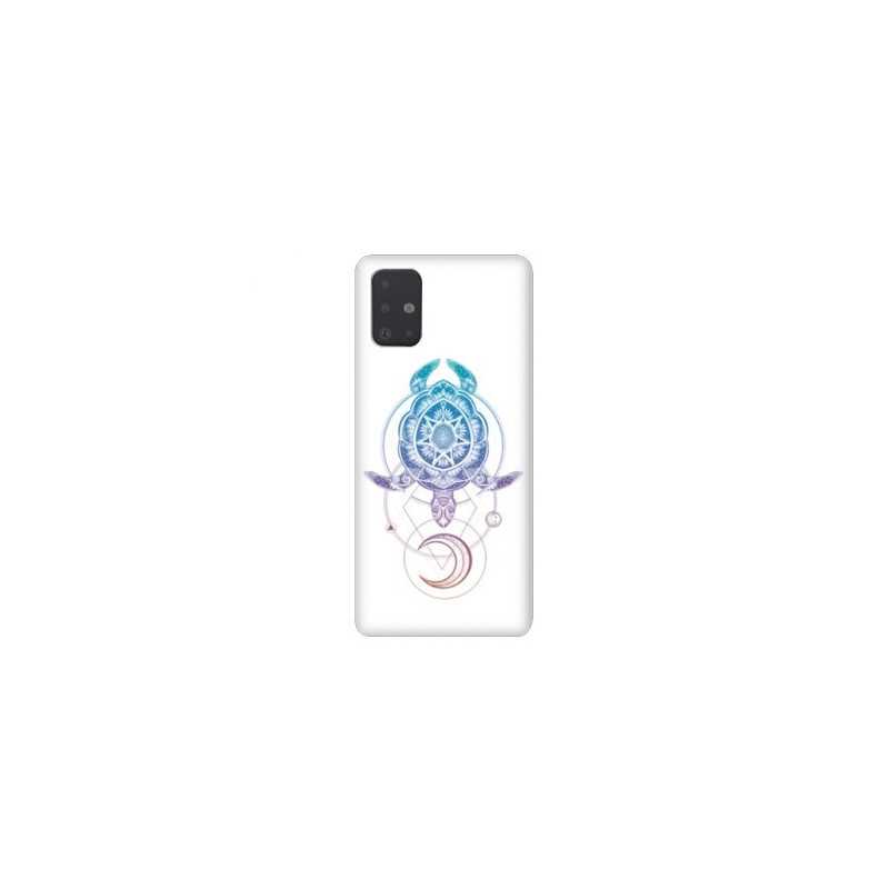 Coque pour Samsung Galaxy A51 Animaux Maori tortue color