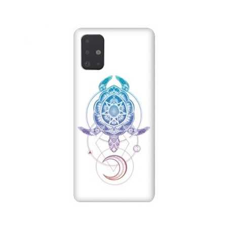 Coque pour Samsung Galaxy A51 Animaux Maori tortue color