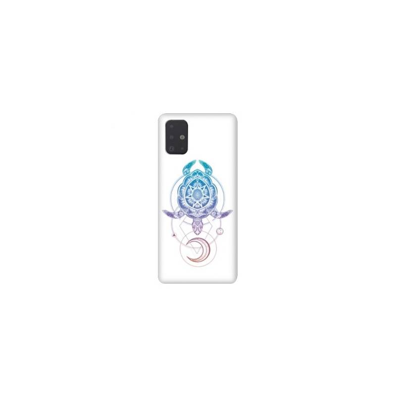 Coque pour Samsung Galaxy A51 Animaux Maori tortue color