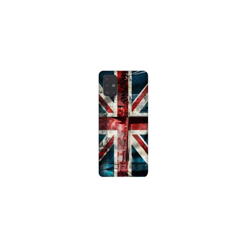 Coque pour Samsung Galaxy A51 Angleterre UK Jean's