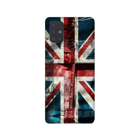Coque pour Samsung Galaxy A51 Angleterre UK Jean's