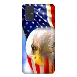 Coque pour Samsung Galaxy A51 Amerique USA Aigle