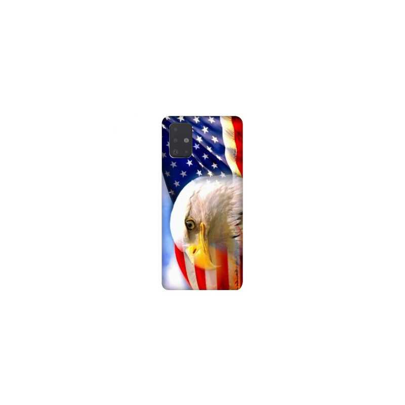 Coque pour Samsung Galaxy A51 Amerique USA Aigle