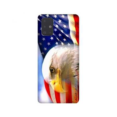 Coque pour Samsung Galaxy A51 Amerique USA Aigle