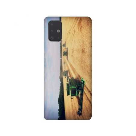 Coque pour Samsung Galaxy A51 Agriculture Moissonneuse