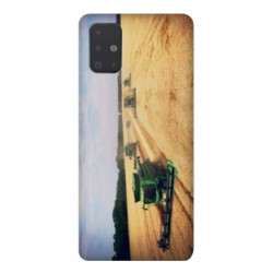 Coque pour Samsung Galaxy A71 Agriculture Moissonneuse