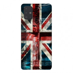 Coque pour Samsung Galaxy A71 Angleterre UK Jean's
