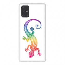 Coque pour Samsung Galaxy A71 Animaux Maori Salamandre color