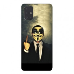 Coque pour Samsung Galaxy A71 Anonymous doigt