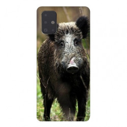Coque pour Samsung Galaxy A71 chasse sanglier bois