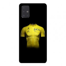 Coque pour Samsung Galaxy A71 Cyclisme Maillot jaune