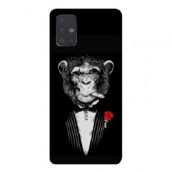 Coque pour Samsung Galaxy A71 Decale Singe Mafia