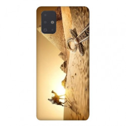 Coque pour Samsung Galaxy A71 Egypte Chameau