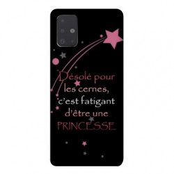 Coque pour Samsung Galaxy A71 Humour princesse