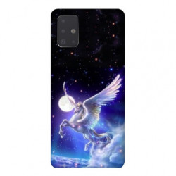 Coque pour Samsung Galaxy A71 Licorne Céleste