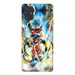 Coque pour Samsung Galaxy A71 Manga Dragon Ball Sangoku Blanc
