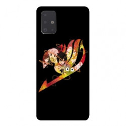 Coque pour Samsung Galaxy A71 Manga Fairy Tail Logo Noir