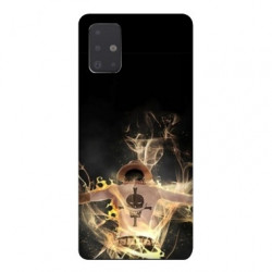 Coque pour Samsung Galaxy A71 Manga One Piece Ace noir
