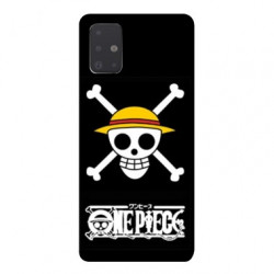 Coque pour Samsung Galaxy A71 Manga One Piece tete de mort