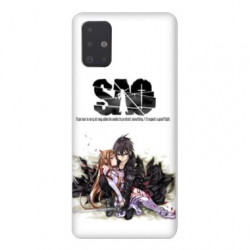 Coque pour Samsung Galaxy A71 Manga SAO sword Art Online blanc
