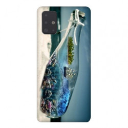 Coque pour Samsung Galaxy A71 Mer Bouteille