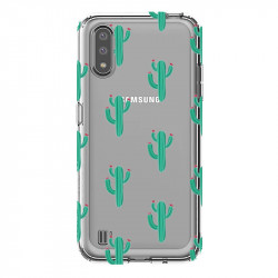 Coque transparente pour Samsung Galaxy A01 Cactus
