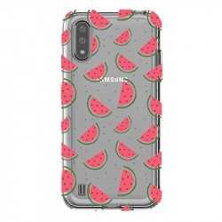 Coque transparente pour Samsung Galaxy A01 Pasteque