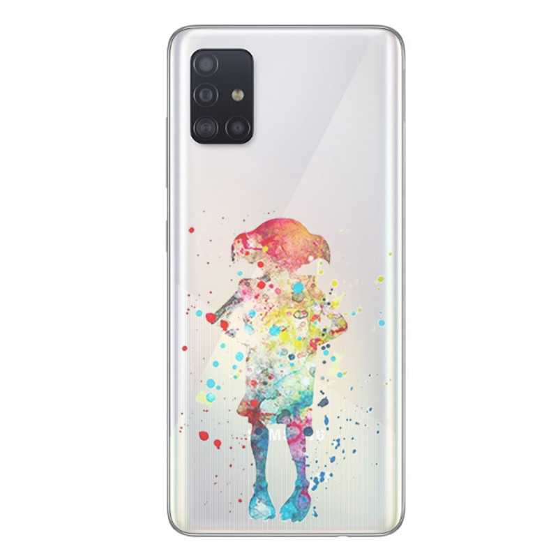 Coque transparente pour Samsung Galaxy A51 Dobby colore