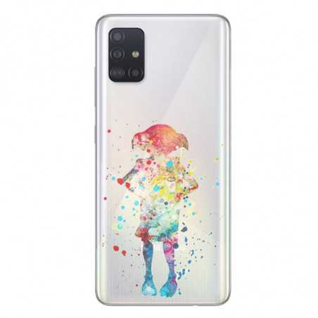Coque transparente pour Samsung Galaxy A51 Dobby colore