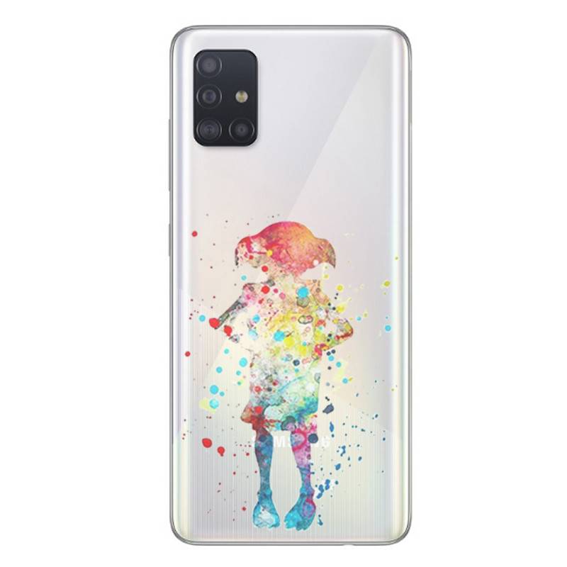 Coque transparente pour Samsung Galaxy A51 Dobby colore