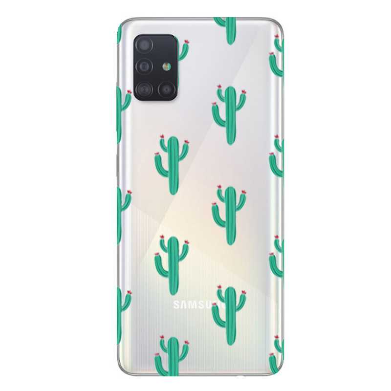 Coque transparente pour Samsung Galaxy A51 Cactus