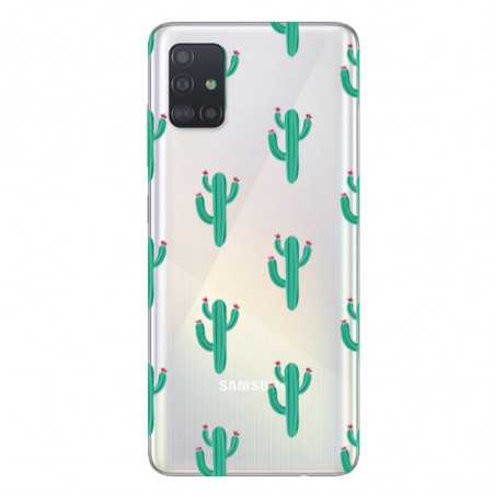 Coque transparente pour Samsung Galaxy A51 Cactus