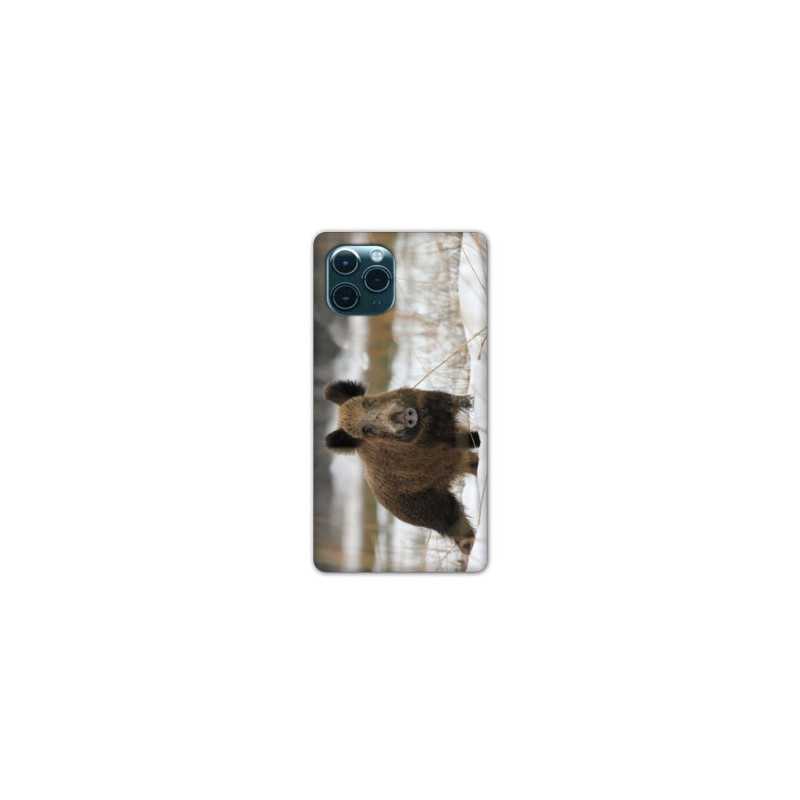 Coque pour Samsung Galaxy S20 ULTRA chasse sanglier Neige