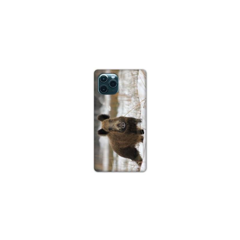 Coque pour Samsung Galaxy S20 ULTRA chasse sanglier Neige