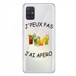 Coque transparente pour Samsung Galaxy A51 jpeux pas jai apero