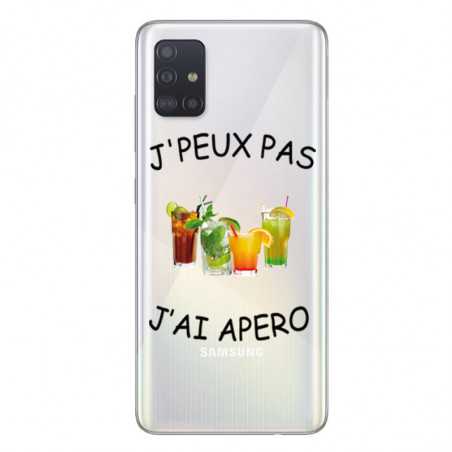 Coque transparente pour Samsung Galaxy A51 jpeux pas jai apero