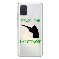 Coque transparente pour Samsung Galaxy A51 jpeux pas jai chasse
