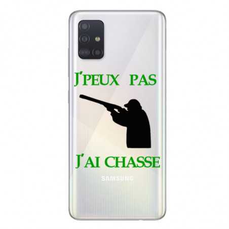 Coque transparente pour Samsung Galaxy A51 jpeux pas jai chasse