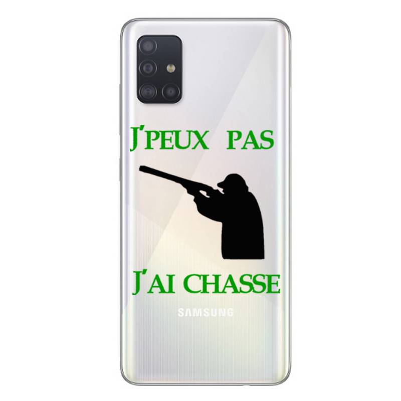Coque transparente pour Samsung Galaxy A51 jpeux pas jai chasse