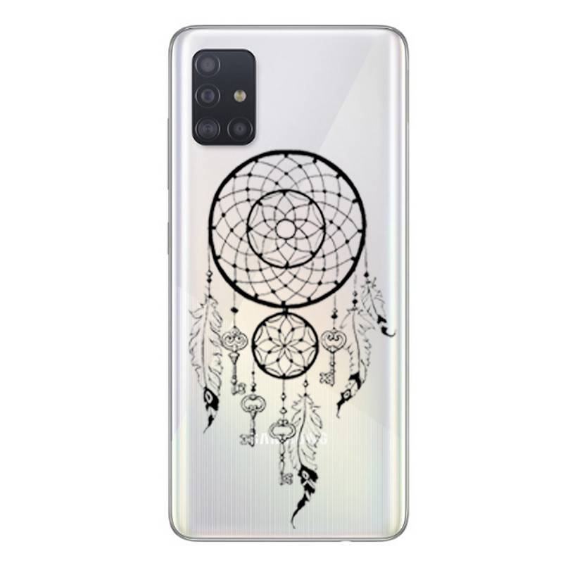 Coque transparente pour Samsung Galaxy A51 feminine attrape reve cle
